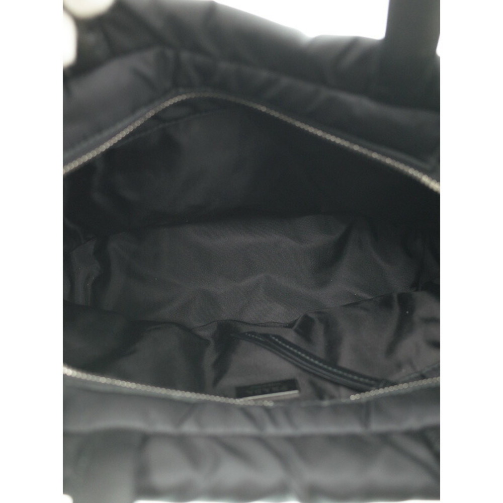 Prada Padded ReNylon Tote Shoulder Bag nylon leather Black - Picture 3 of 9